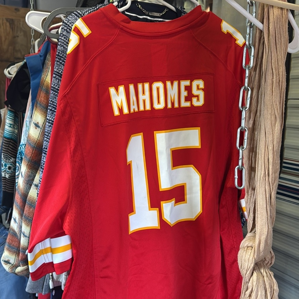 Red Mahomes Football Jersey